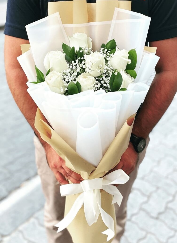 Beyaz Gül Buketi